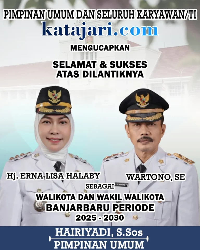 Banjarbaru, KalimantaBupati dan Wakil Bupati Banjarbaru Periode 2025-2030n Selatan – Kota Banjarbaru kini memasuki babak baru dalam perjalanan pemerintahannya setelah Bupati dan Wakil Bupati periode 2025-2030 resmi dilantik. Kepemimpinan baru ini diharapkan mampu membawa semangat perubahan, pembangunan berkelanjutan, serta peningkatan kualitas pelayanan publik bagi masyarakat Banjarbaru. Pelantikan dan Seremoni Resmi Pelantikan Bupati dan Wakil Bupati Banjarbaru digelar di Kantor Gubernur Kalimantan Selatan, dihadiri jajaran pejabat daerah, tokoh masyarakat, serta perwakilan berbagai elemen organisasi. Suasana berlangsung khidmat dengan prosesi pengucapan sumpah jabatan, yang kemudian diikuti penandatanganan berita acara pelantikan. Dalam sambutannya, Gubernur Kalimantan Selatan menyampaikan bahwa kepemimpinan baru ini diharapkan dapat meningkatkan kualitas pembangunan daerah, terutama dalam sektor pendidikan, kesehatan, infrastruktur, serta pemberdayaan ekonomi kerakyatan. Visi dan Misi Kepemimpinan Baru Bupati dan Wakil Bupati Banjarbaru periode 2025-2030 mengusung visi untuk menjadikan Banjarbaru sebagai “Kota Idaman yang Inovatif, Dinamis, dan Maju”. Visi ini dijabarkan melalui sejumlah misi strategis, antara lain: Meningkatkan kualitas layanan publik dengan memanfaatkan digitalisasi pemerintahan. Memperkuat perekonomian lokal, khususnya UMKM, koperasi, dan sektor industri kreatif. Membangun infrastruktur yang ramah lingkungan serta mendukung tata kota yang tertata rapi. Meningkatkan mutu pendidikan dan kesehatan, terutama akses layanan yang merata di seluruh wilayah. Mengembangkan pariwisata lokal berbasis budaya dan kearifan lokal Banjarbaru. Tantangan dan Prioritas Program Sebagai kota penyangga ibu kota provinsi, Banjarbaru menghadapi berbagai tantangan. Mulai dari pertumbuhan penduduk yang pesat, kebutuhan hunian layak, hingga peningkatan sarana transportasi. Oleh karena itu, salah satu prioritas utama kepemimpinan baru adalah penataan ruang kota yang berkelanjutan. Selain itu, sektor lingkungan juga menjadi fokus, mengingat Banjarbaru sering dihadapkan pada masalah banjir akibat curah hujan tinggi. Program pengendalian banjir dan penghijauan kota akan menjadi langkah nyata untuk menjaga keseimbangan lingkungan. Di bidang ekonomi, pemerintah daerah menargetkan peningkatan investasi, terutama di sektor perdagangan, jasa, dan pariwisata. Dengan adanya bandara internasional Syamsudin Noor, Banjarbaru memiliki potensi besar untuk berkembang sebagai pusat bisnis dan wisata di Kalimantan Selatan. Harapan Masyarakat Masyarakat Banjarbaru menyambut positif hadirnya bupati dan wakil bupati baru. Banyak warga berharap kepemimpinan kali ini benar-benar fokus pada pemberdayaan ekonomi rakyat kecil, peningkatan lapangan kerja, serta kemudahan akses layanan publik. Tokoh masyarakat juga menekankan pentingnya sinergi antara pemerintah, DPRD, aparat penegak hukum, dan masyarakat dalam mewujudkan pembangunan yang berkeadilan. Kesimpulan Kepemimpinan Bupati dan Wakil Bupati Banjarbaru periode 2025-2030 menandai awal baru bagi kota ini dalam mewujudkan Banjarbaru yang modern, nyaman, dan sejahtera. Dengan visi kuat dan misi yang terukur, masyarakat menaruh harapan besar agar pembangunan dapat berjalan efektif, menyentuh semua lapisan, dan memberikan manfaat nyata bagi kesejahteraan warga. Banjarbaru kini menatap masa depan dengan penuh optimisme, di bawah kepemimpinan baru yang diharapkan mampu membawa perubahan positif dan keberlanjutan pembangunan kota.